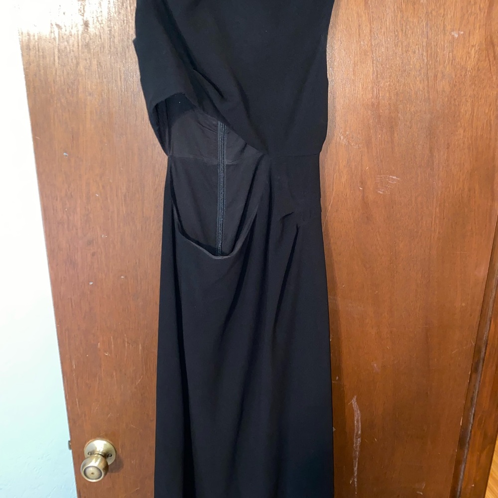 Black BCBG evening gown